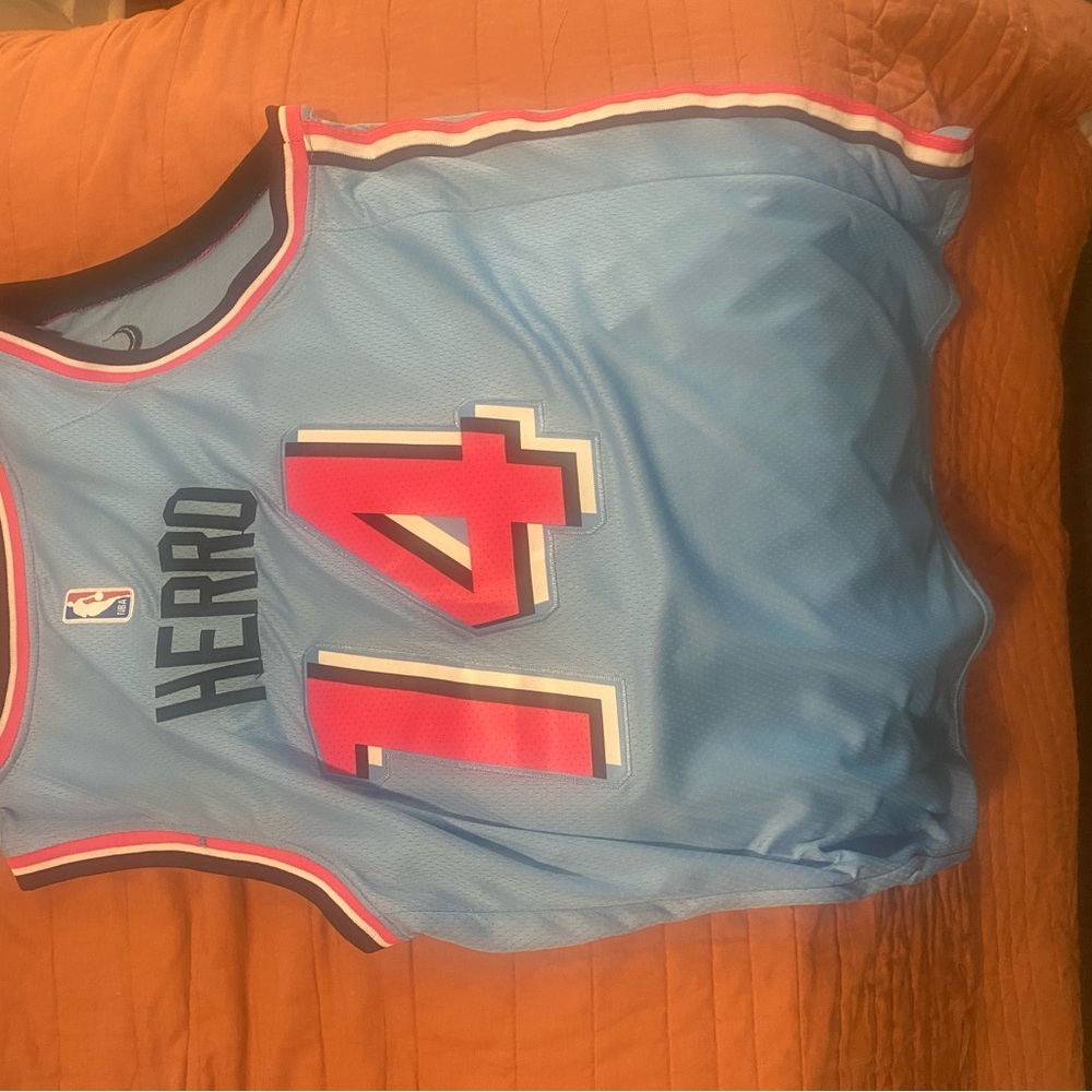 Miami vice blue Tyler herro jersey